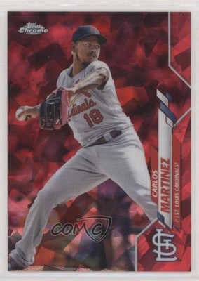 2020 Topps Chrome Sapphire Red 4/5 Carlos Martinez #508 0i6p