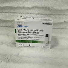 McKesson TRUE METRIX Blood Glucose Test Strips 100 Ct 06-R3051-41 (exp 03/2026)