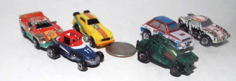 Lot MR-1 of 6 Very Small Micro Machine Race & Rally Cars