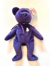 RARE 1997 Ty Beanie Babies Princess Diana Bear - Mint Condition, Original Tag