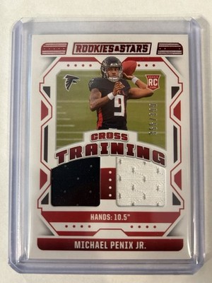 2024 Panini Rookies & Stars Cross Training Michael Penix Jr. #CT-MPJ /399 RC MEM