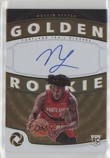 2019-20 Panini Opulence Golden Rookie Graphs Gold /25 Nassir Little Auto 00a0