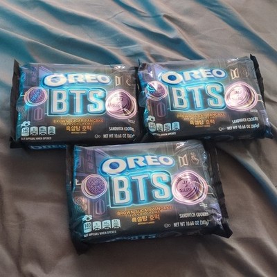 Oreo x BTS Brown Sugar Pancake Flavor Creme Sandwich Cookies 10.68 oz