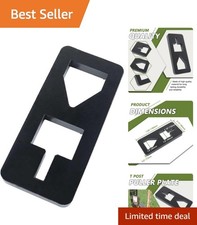 Black Steel T-Post Puller   Quick Release for...