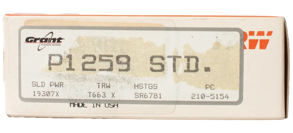 Juego completo de anillo de pistón Grant para Volkswagen Transporter 1967-1979 modelo ID E-307X Foto 4 de 4