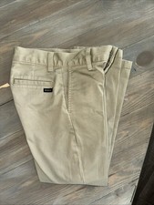 RVCA Boys Khaki Chino Pants Casual Wear Flat Front