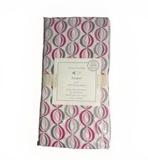 POTTERY BARN BABY Crib Sheet Harper Fitted Organic Cotton Geo Bed Nursery NEW