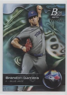2023 Bowman Platinum Top Prospects Aqua Ice Foil 71/250 Brandon Barriera 06z2