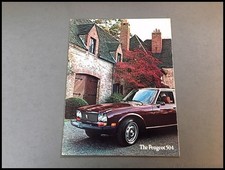 1976 1975 Peugeot 504 26-page Vintage Car Sales Brochure Catalog - Diesel Wagon