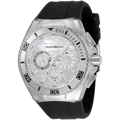 Technomarine Men's Watch Cruise California Silver and White Mop Dial TM-120021