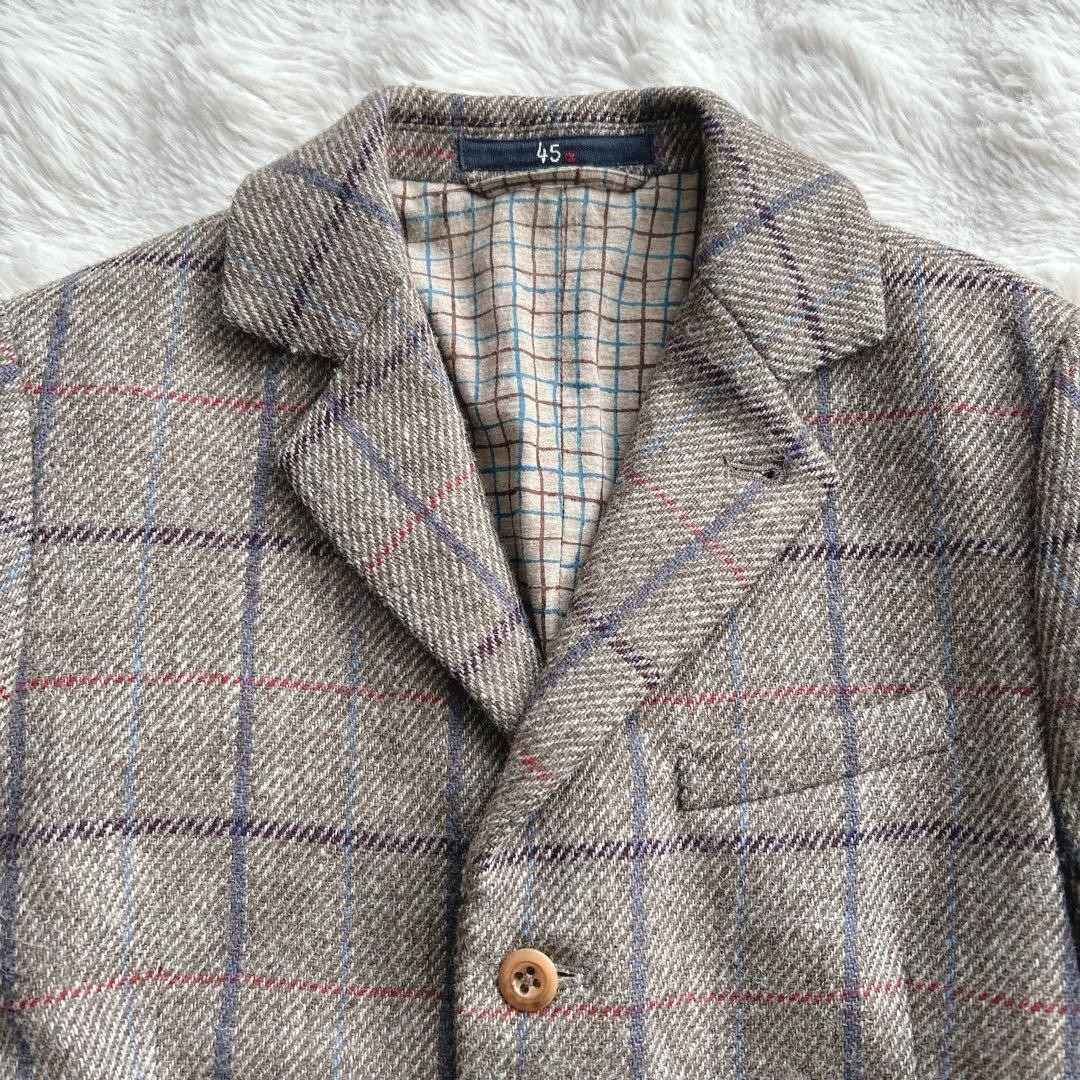 45R Lovat Tweed Jacket, Check Pattern, Wool - image 8