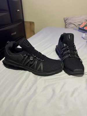 Nike Shox Gravity Triple Black Running Shoes AR1999-001 Men's Size 11.5