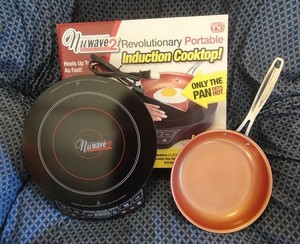 New - NuWave Precision Revolutionary Portable Conduction Cooktop/plus Skillet