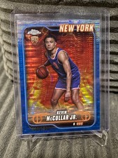 KEVIN McCULLAR JR. 2024-25 Topps Chrome BLUE LAVA #150 NY KNICKS /75 MINT RC