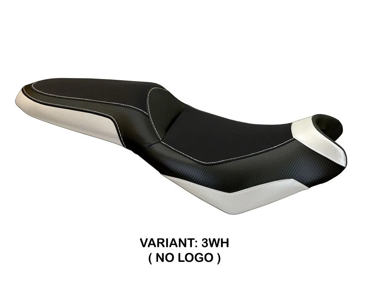 Seat saddle cover Elba 2 White (WH) TPZ for KAWASAKI VERSYS 650 2007 2022 bU
