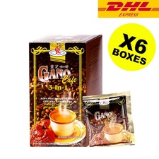 6X Gano Excel Cafe 3 in 1 Coffee Ganoderma Reishi FREE EXPRESS SHIP DHL