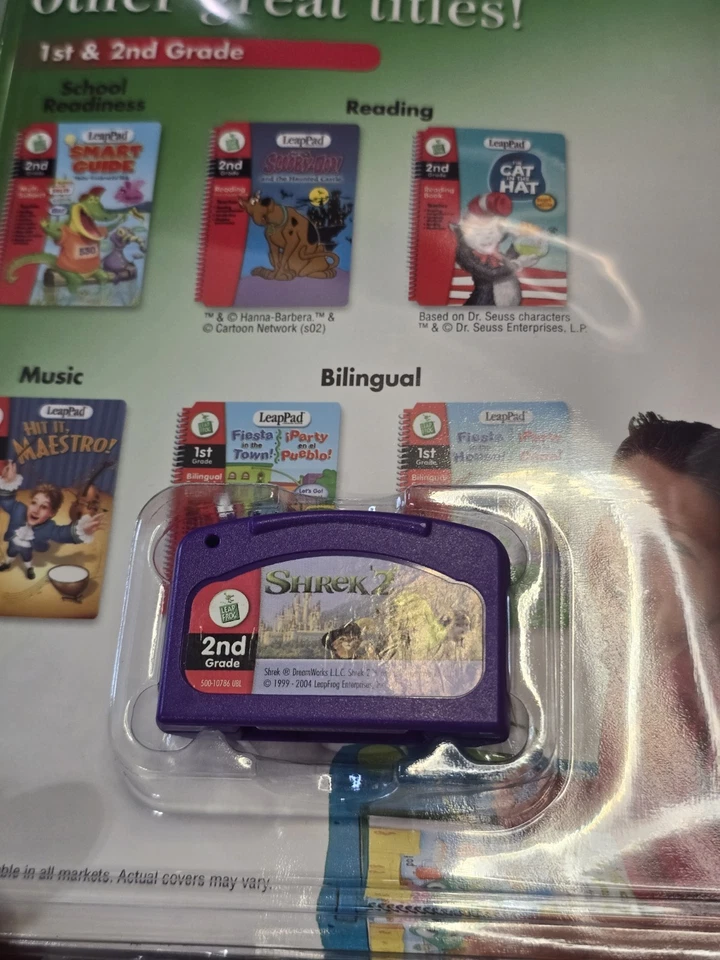 Shrek 2 LeapFrog LeapPad Reading Storybook & Cartridge 2nd Grade LEAP FROG PAD - Image 4 of 4