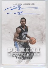 2014-15 Panini Preferred Panini Signatures 32/75 Andrew Nicholson #419 Auto 0a1