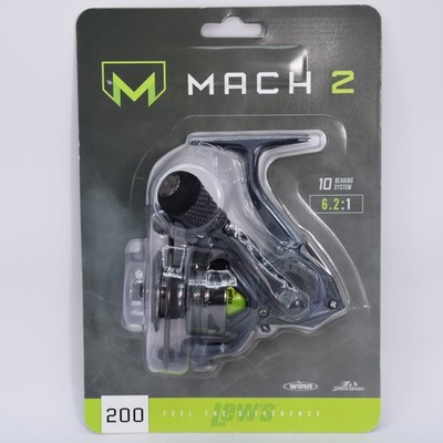 Lews Mach 2 200 Spinning Reel Gen 3 C40 Carbon Speed 10 Bearing MH2-200G3C NEW