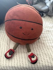 Jellycat Amuseables Sports Basketball Plush Stuffed Toy Medium 14-24 Inches