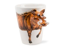 Blue Witch Handmade Coffee Mug Boar - A Great Gift For Animal Lovers!