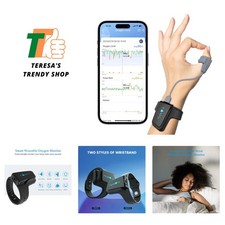 O2 Pulse Oximeter with Smart Reminder Blood Oxygen Saturation Monitor for S...