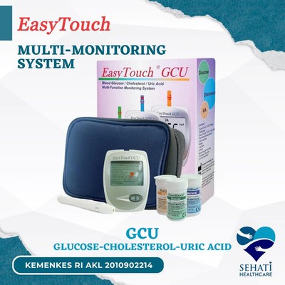 EasyTouch GCU 3-in-1 Blood Glucose Cholesterol Uric Acid Test Meter