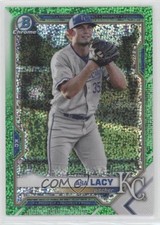 2021 Bowman Draft Chrome Green Sparkle Refractor /99 Asa Lacy #BDC-158 8k4
