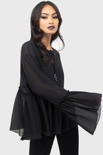 KILLSTAR Blouse Black Darkstra