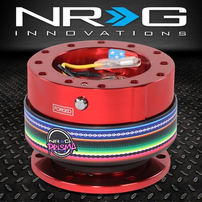 NRG Steering Wheel 6-Hole Gen 2.0 Quick Release Adaptor Red / Mexicali Ring