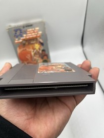 Sistema de Entretenimiento Nintendo Double Dribble 1985 NES Caja Completa Manual De Colecci&oacute;n