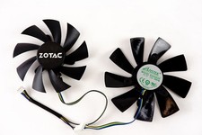 Pair Fans Cooler Fan For ZOTAC GTX 1080 1070Ti Mini GA92S2H GAA8S2U 87mm 100mm
