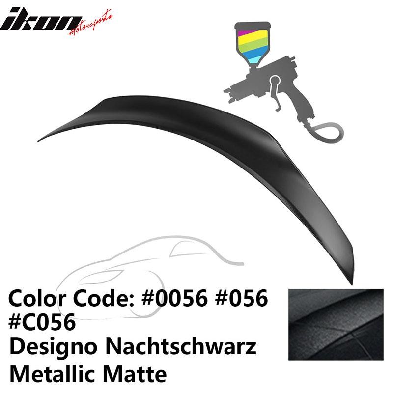 Fits 15-21 Benz W205 C-Class 4Dr Sedan PSM Style Trunk Spoiler ABS Painted #0056
