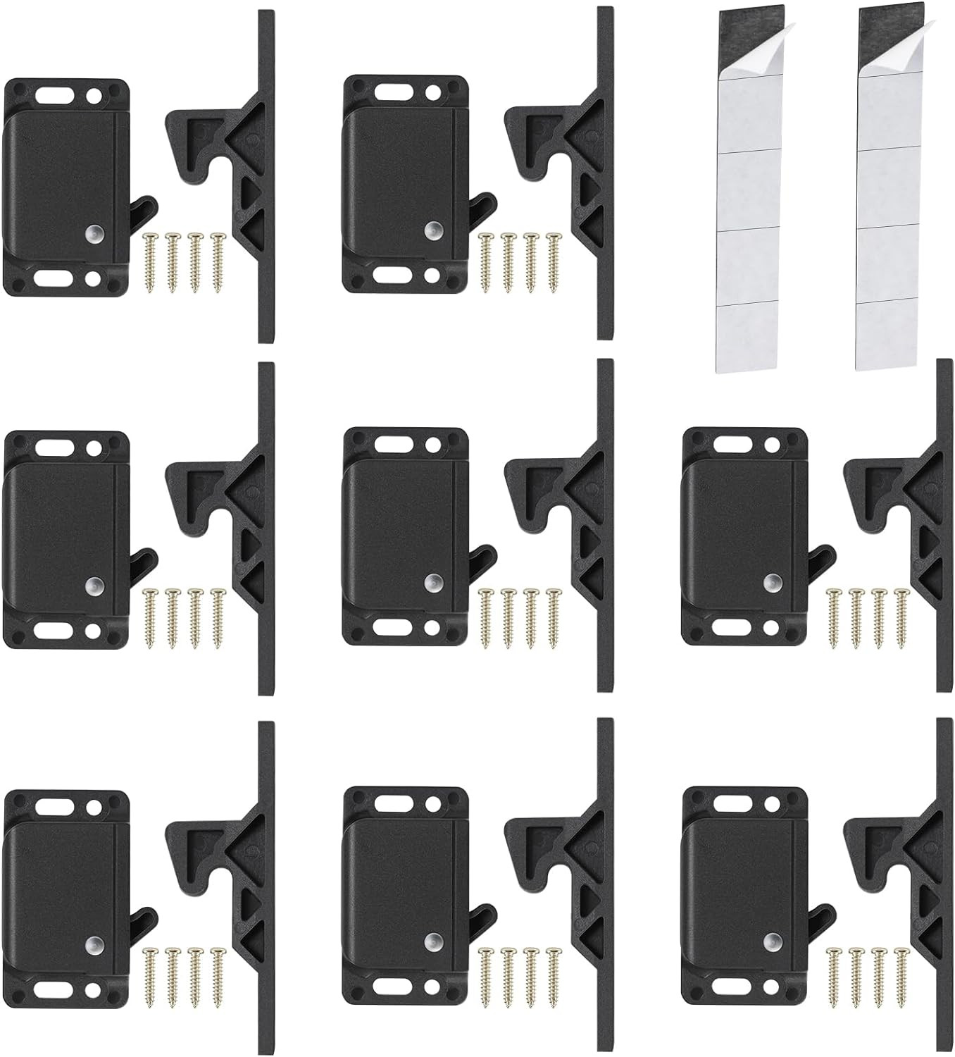 RV Drawer Latches Pull Force Cabinet Catches Camper Trailer 10lb 8 Pack