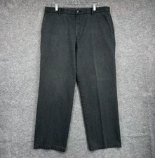 Dockers Pants Mens 38x32 Gray Classic Fit Straight Dress Slacks Casual Office