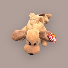 Ty Beanie Baby Bones the Dog Plush Style 4001 Retired 1994 Original w/ Tag