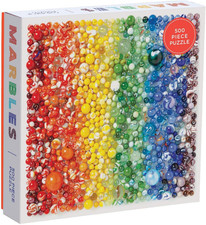 Galison 500 Piece Rainbow Marbles Jigsaw Puzzle NEW SEALED FAST SHIPPING