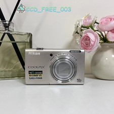 Nikon COOLPIX S6200 Digital Camera 16MP 10x Optical Zoom with Accessories Silver