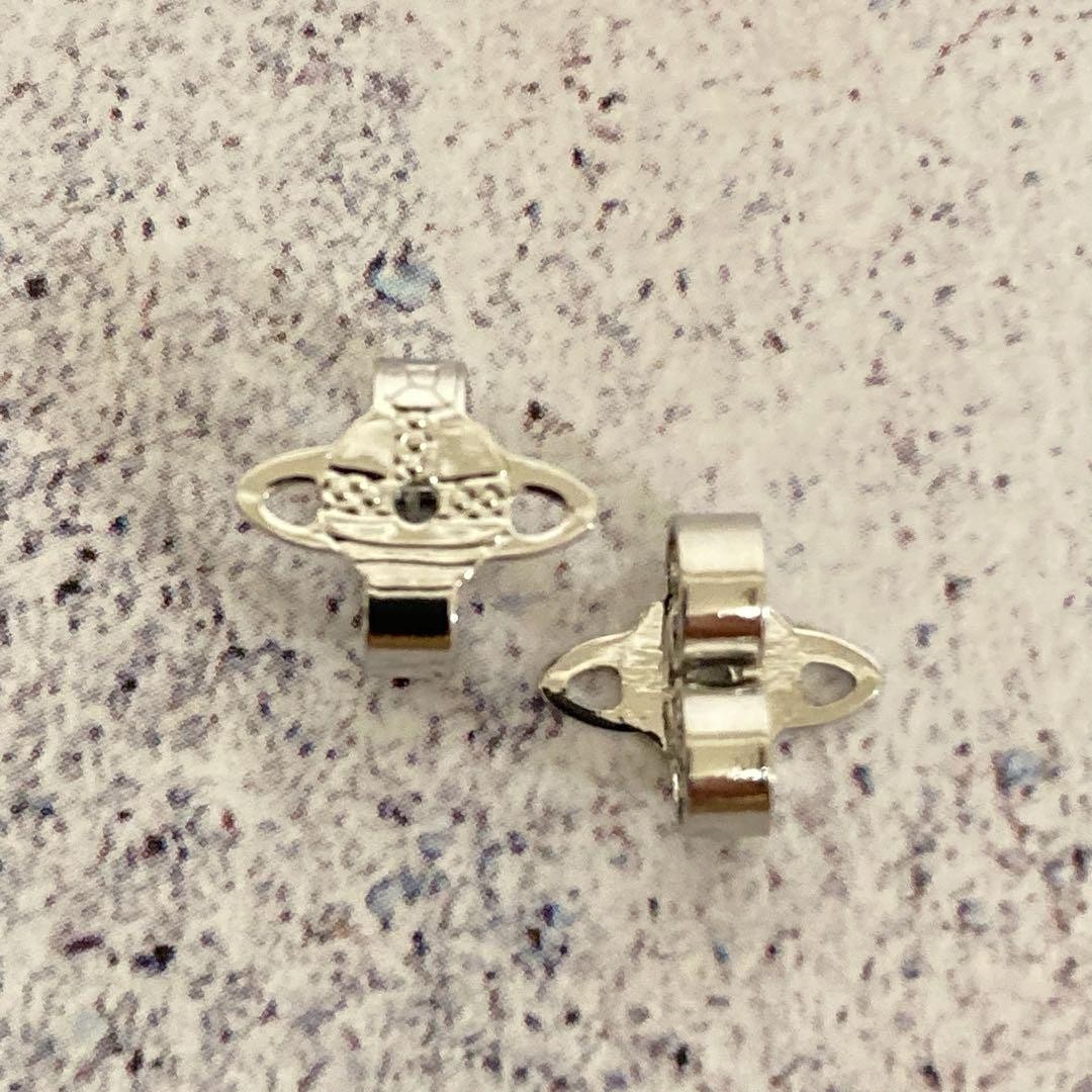 Vivienne Westwood｜ARIELLAピアス シルバー×ピンク Vivienne Westwood Ariella Heart Crystal Orb Stud Earrings