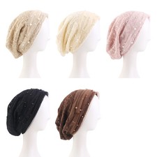 Beanies Hat Women Hijab Muslim Head Wrap Bonnet Cap Chemo Cancer Headwear Turban