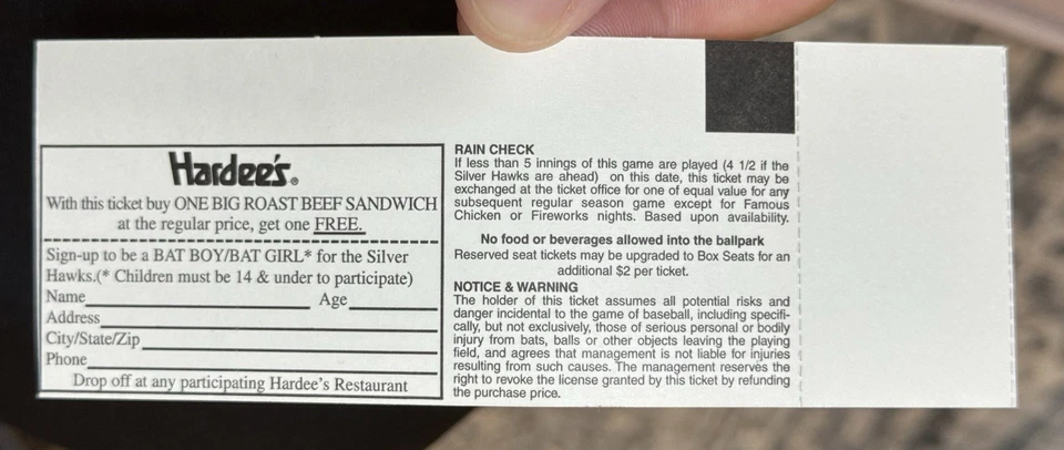 RARO! Boleto automático de novato debut profesional Corey Patterson Lugnuts 5/07/1999 Foto 2 de 2