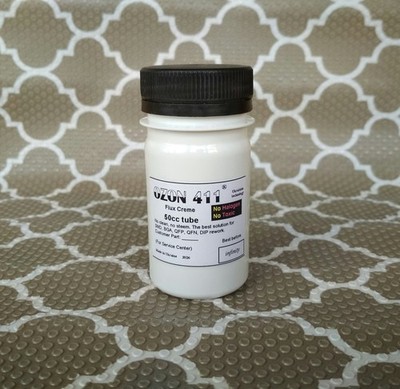 Ozon 411 Gel Flux for delicate and comfortable soldering,  50ml.  Summer 2026!