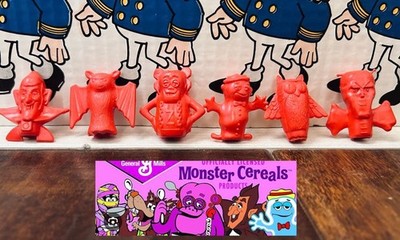 70' GENERAL MILLS MONSTER CEREAL PENCIL TOPPER x 6 #0acb29