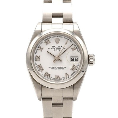 Authentic [Unserviced - Value Price] Rolex Oyster Perpetual Date 79160 Stain...