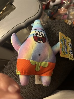 Tie Dye Patrick From Spongebob Star Plush New With tags