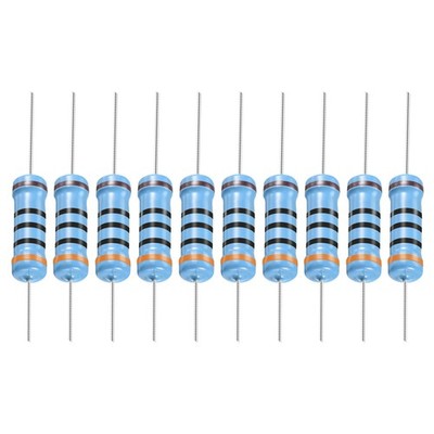 30 PCS Metal Film Resistors, 300 Ohm Resistor with 1W 1% Tolerance(11±2mm)