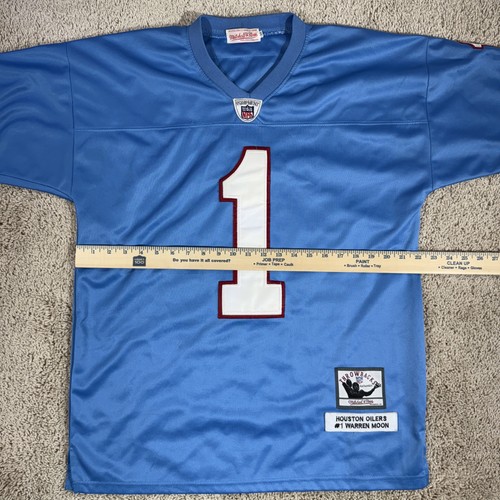 Mitchell & Ness 93 Houston Oilers Warren Moon Legacy Throwback Jersey 50 XL NFL - Picture 5 of 10