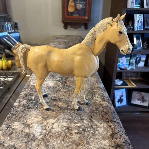 Vintage Louis Marx Johnny West Toy Horse Thunderbolt 13.5" See Pics For Cond