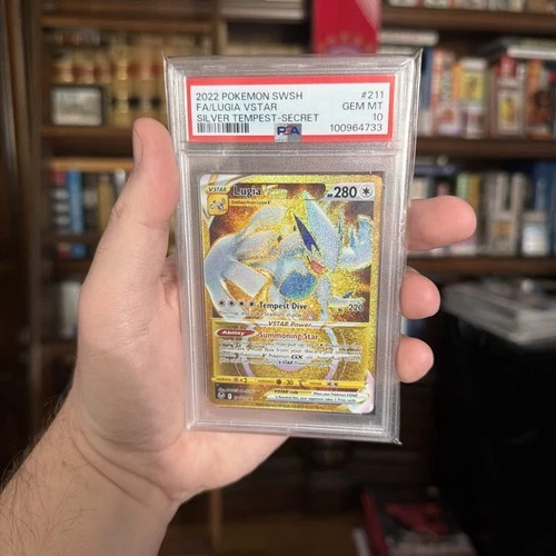 2022 Pokemon SWSH Silver Tempest Secret #211 FA Lugia VSTAR PSA 10 GEM MINT