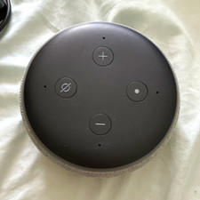 Amazon Echo Dot Grey Smart Speaker Alexa Wi‑Fi Bluetooth Type G UK Plug